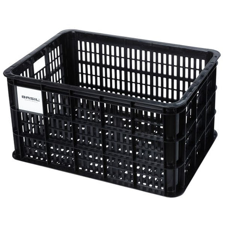Basil fietskrat L - groot - 40 liter - zwart