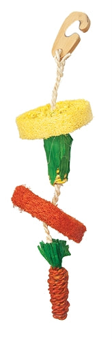 Critter's Choice Natural Loofah Hanging Toy