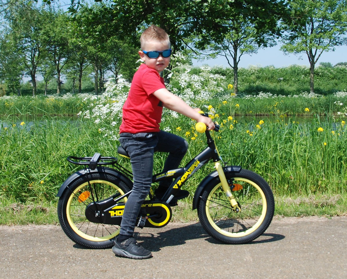 Volare Thombike Children's Bike Boys 16 inch Black Yellow