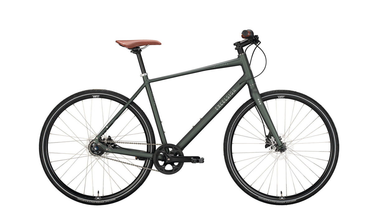 Excelsior urbanrad trigger (#1) bike excels.trigger 28 53 diam. 8sp green matt