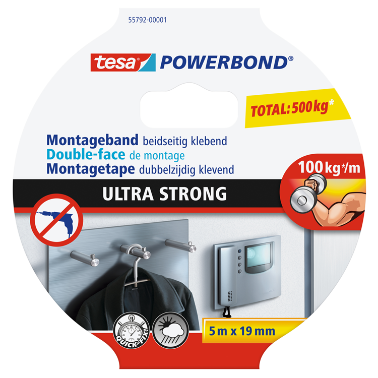 Tesa 1006667 - powerb ultr strng 5x19 | 10 stuks