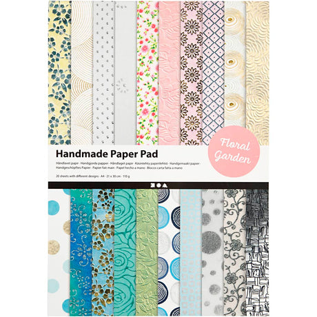 Creativ company https: www.cchobby.nl handgeschept-papier-a4-vel-210x297-mm-110-150-gr-20-vel-1-doos