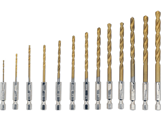 Sthor metaalboren kpl.13szt hex