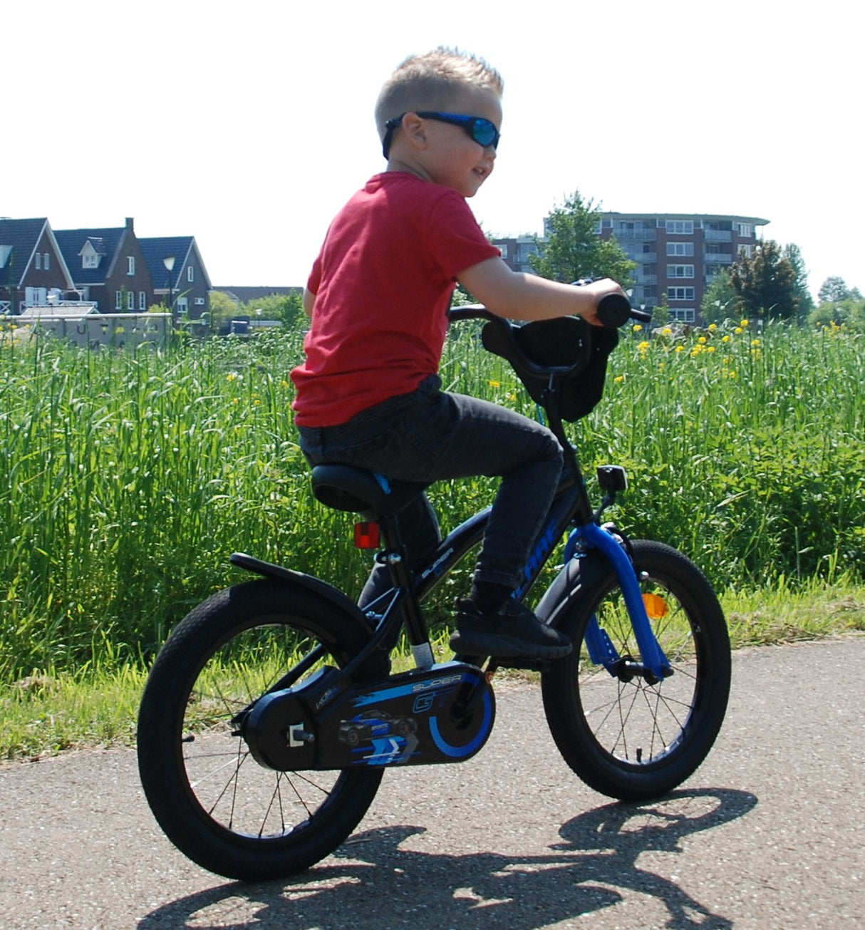 Volare Super GT Children's Bike - pojkar - 16 tum - blå