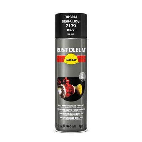 Rust-oleum spuitbus zwart glans ral9005 500ml