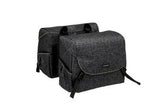 Bolsa de bicicleta doble Mondi Joy - Agua -Poliéster repelente - Negro - 38L