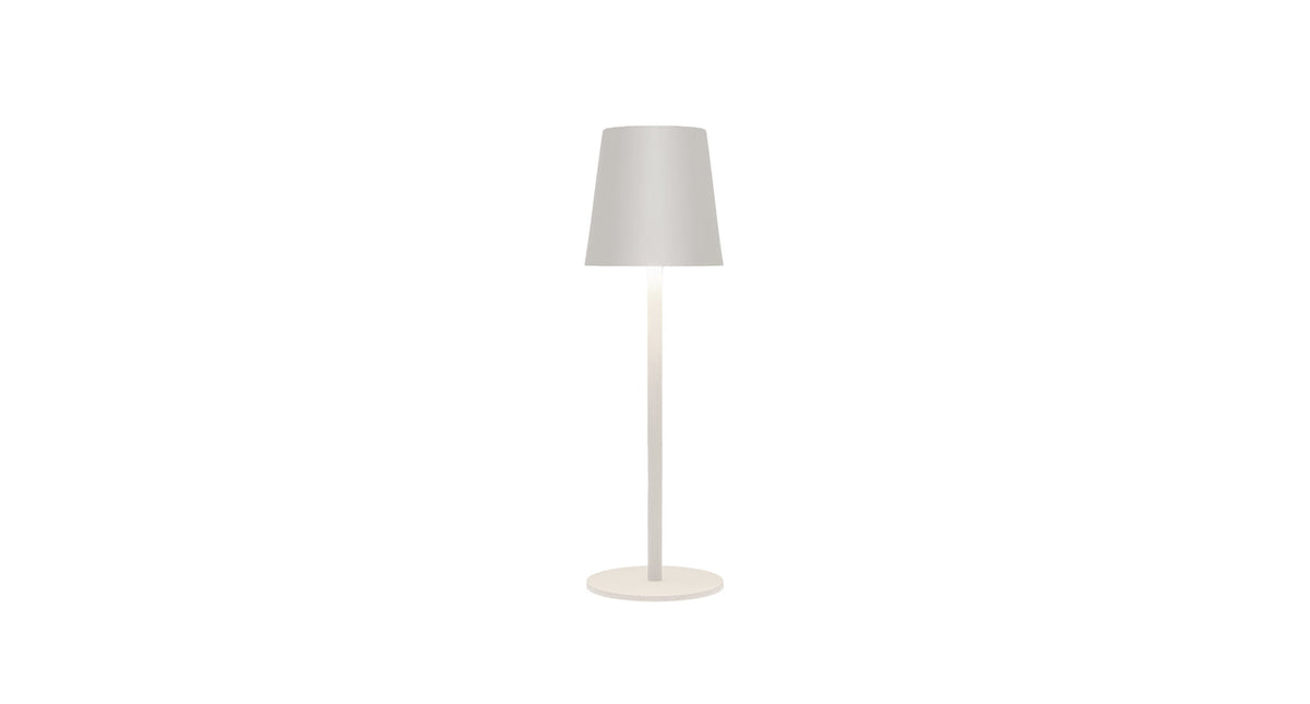 Tafellamp usb oplaadbaar mini 27,5x7cm wit