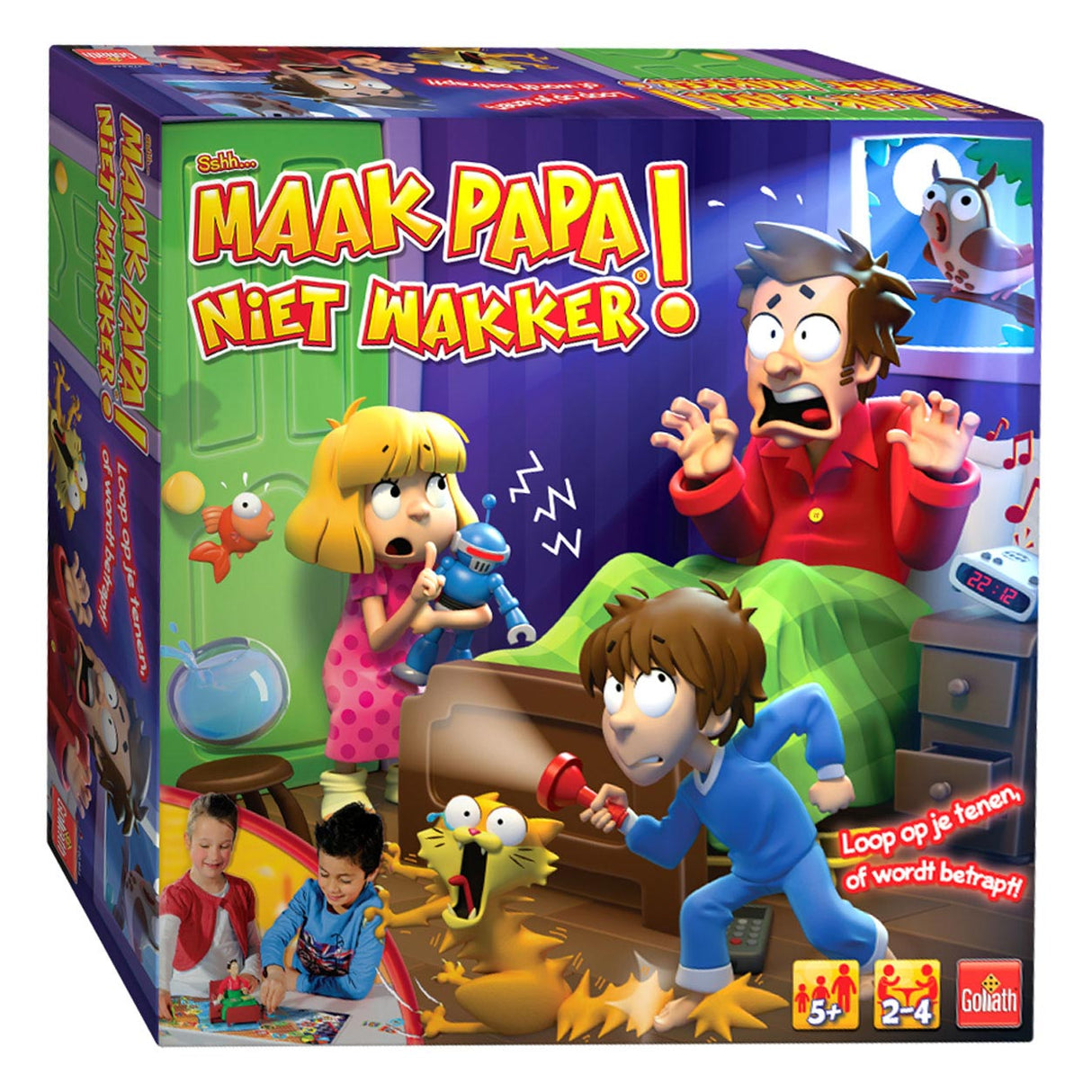 Goliat -spil SSHH Wake Don't Wake Daddy Children's Board Game