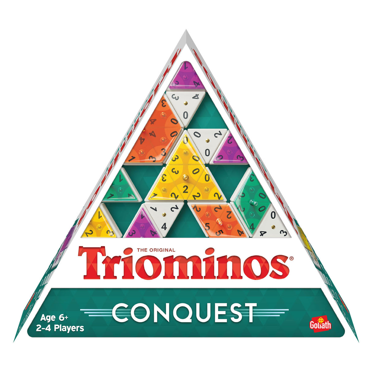 Juego de mesa de conquista de Triominos de Goliath