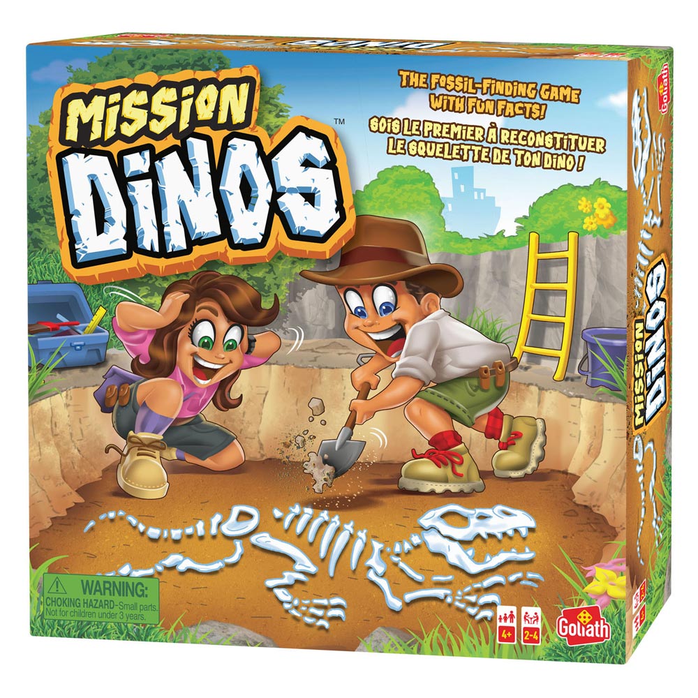 Goliat Dav Er Up's Dino's Children's Board Game