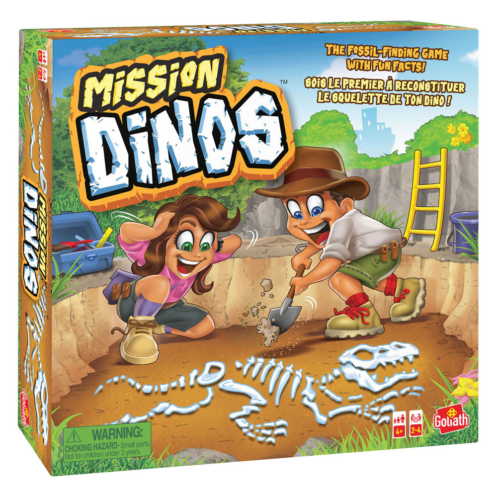 Goliath Dig Em Up Dino's Children's Board Game