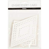 Creativ company https: www.cchobby.nl kruissteken-karton-geometrisch-afm-10-17-cm-wit-20-stuk-1-doos
