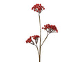 Decoris kunsttak bessentak foam h50cm rood