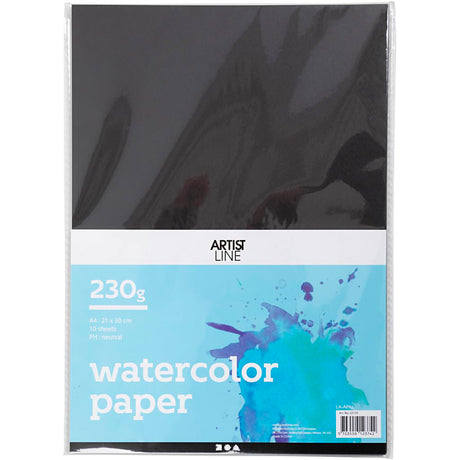 Creativ company http: www.cchobby.nl aquarelpapier-a4-vel-210x297-mm-230-gr-zwart-10-vel-1-doos