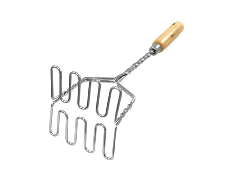 Z1 aardappelstamper 37cm met houten handvat