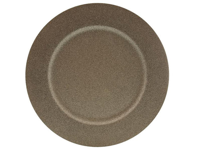 Z onderbord kunsttof sparkling goud ø33cm