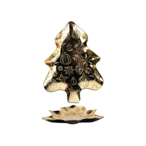 Svenska living onderbord kerstboom goud 29x21,5x3,5cm