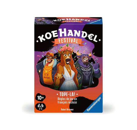 Ravensburger koehandel festival snel en tactisch onderhandelingsspel - kaartspel - 2 tot 5 spelers - vanaf 10 jaar