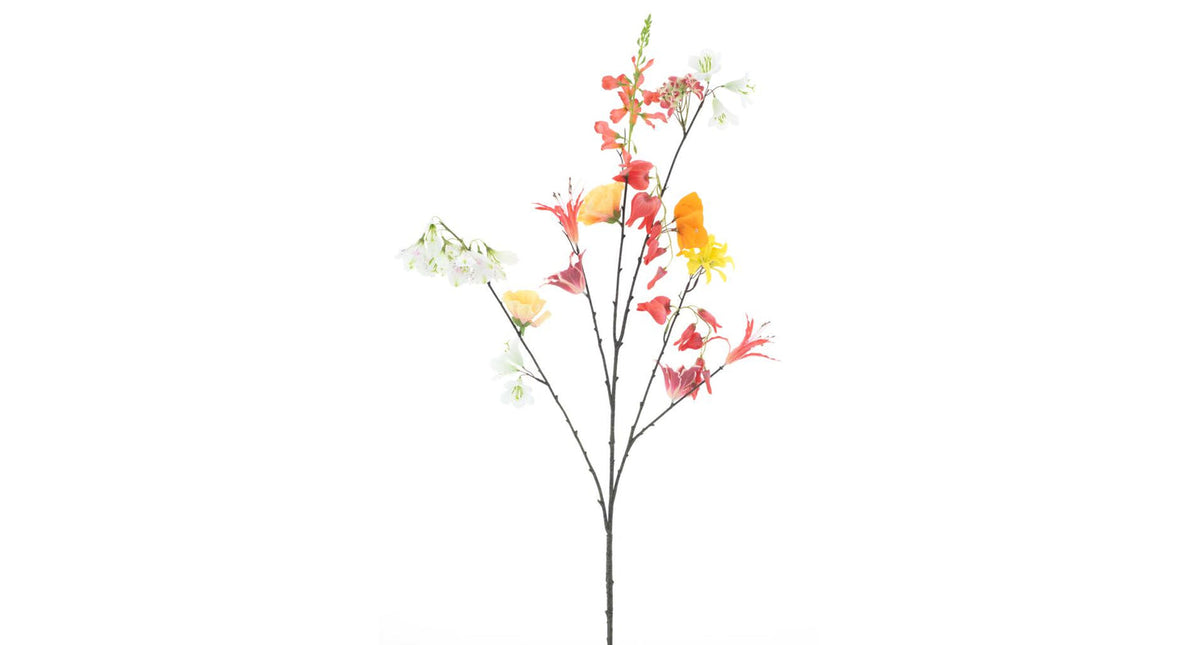 Mixed flower spray mixed red 119cm