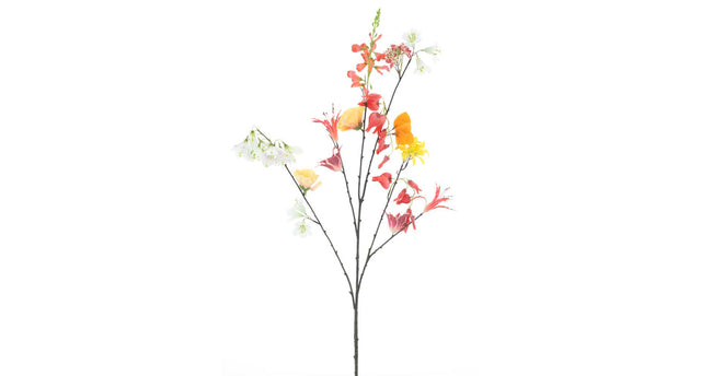 Mixed flower spray mixed red 119cm