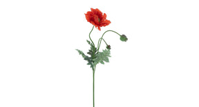 Poppy spray casper red 93cm