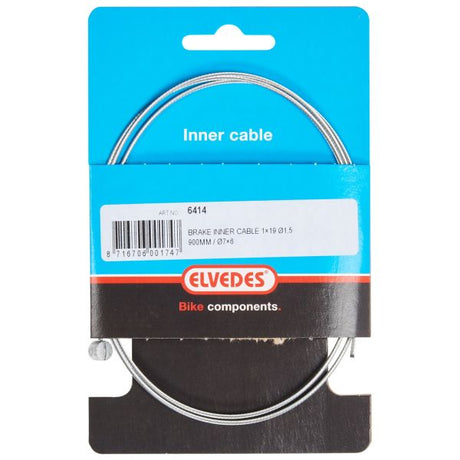 Elvedes cable systems bv rem binnenkabel elvedes 900mm 1 ×19 draads verzinkt ø1,5mm met t-nippel ø7 × 6mm