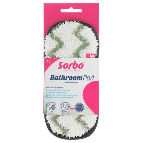 Sorbo bathroom pad - badkamerspons - sanitairspons - verwijdert kalk en zeep - krasvrij - 1 stuk