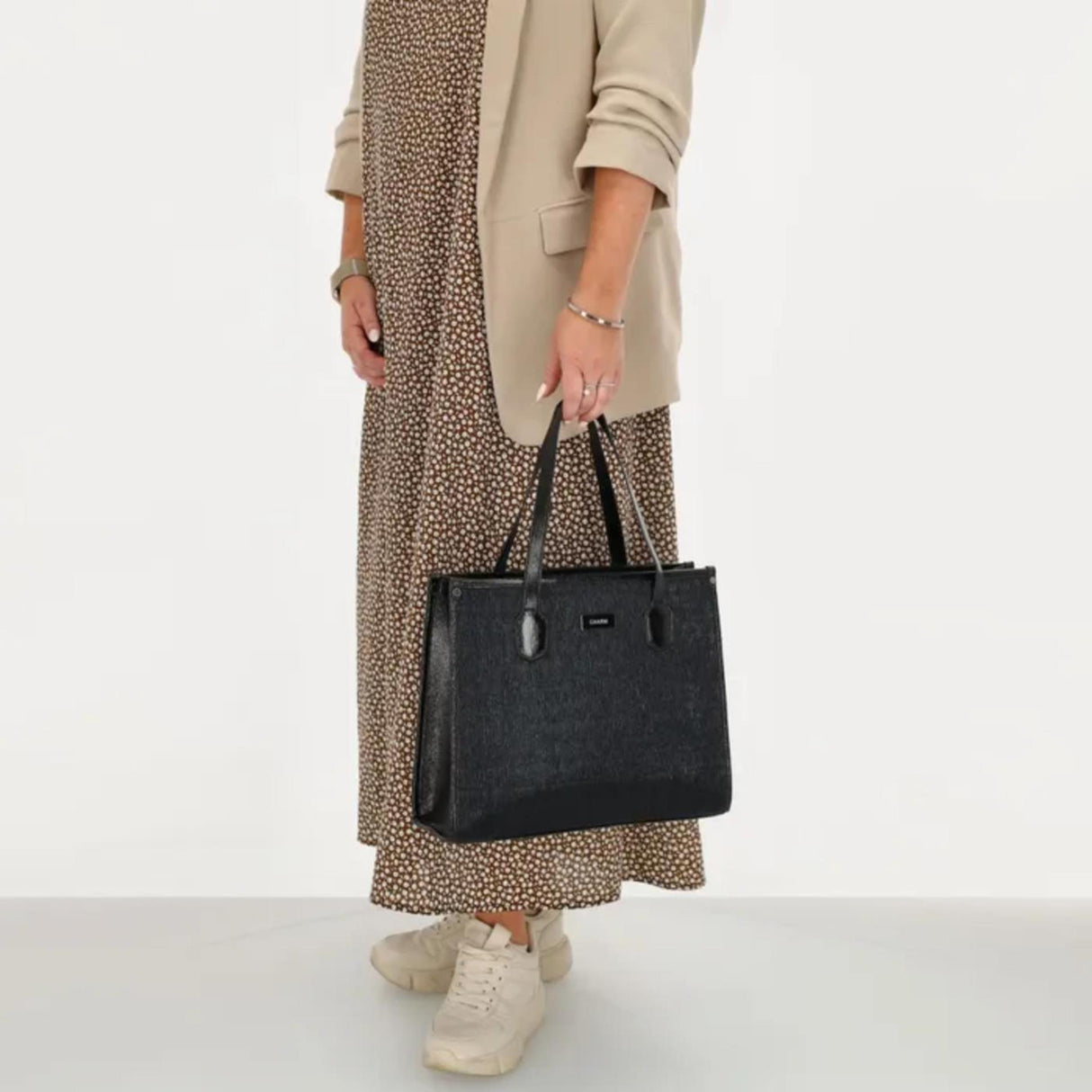 Charm london kingsway shopper zwart