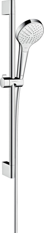 Hansgrohe croma select s vario ecosmart glijstangset - 65 cm - wit chroom - diameter douchekop 110 mm - 3 straalsoorten