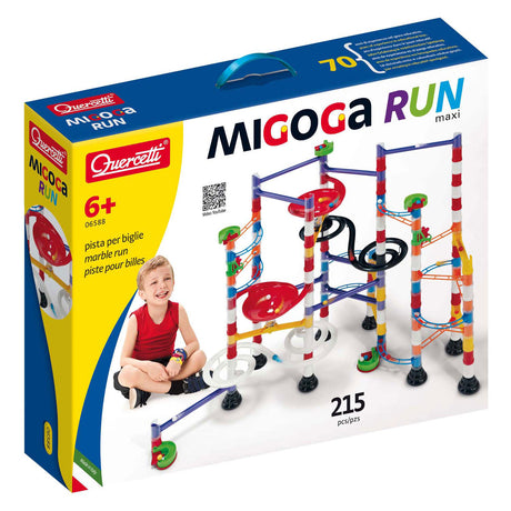 Quercetti knikkerbaan migoga maxi, 213dlg.