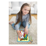 Quercetti pixel art mozaïek eenhoorn 880dlg educatief speelgoed.