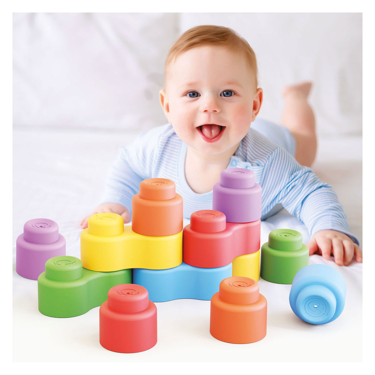 Quercetti Momy Soft Building Blocks, 12dlg.