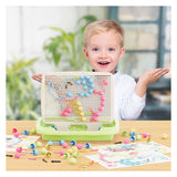 Quercetti play eco+ fantacolor insteek mozaïek (310-delig)