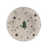 Svenska living bord porselein met kerstboom afbeelding ø26,5cm