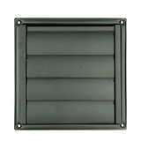 Renson 1068946 - inbouw dampkaprooster 633 inox zwart (dia 125) | 2 stuks
