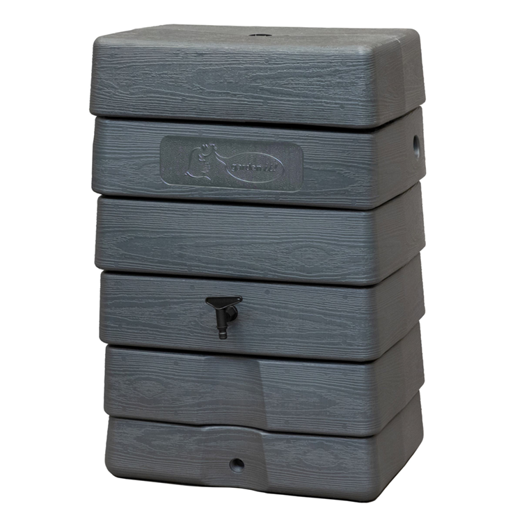 Harcostar 1066443 - regenton muurtank grijs 168l | 2 stuks