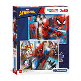 Clementoni puzzel spiderman, 2x60st.