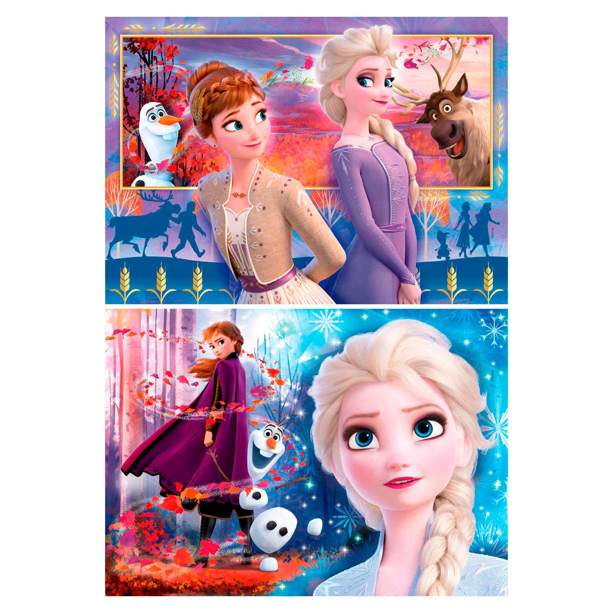 Cleronni Puzzle Frozen 2, 2x60st.