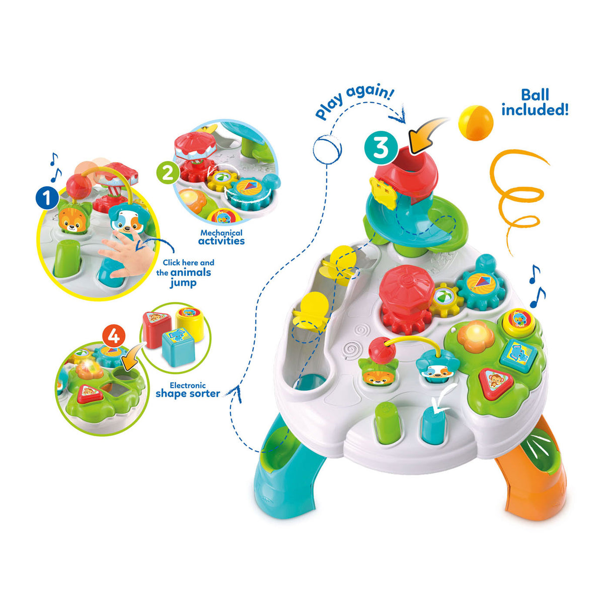 Clementoni Baby Interactive Activity Table