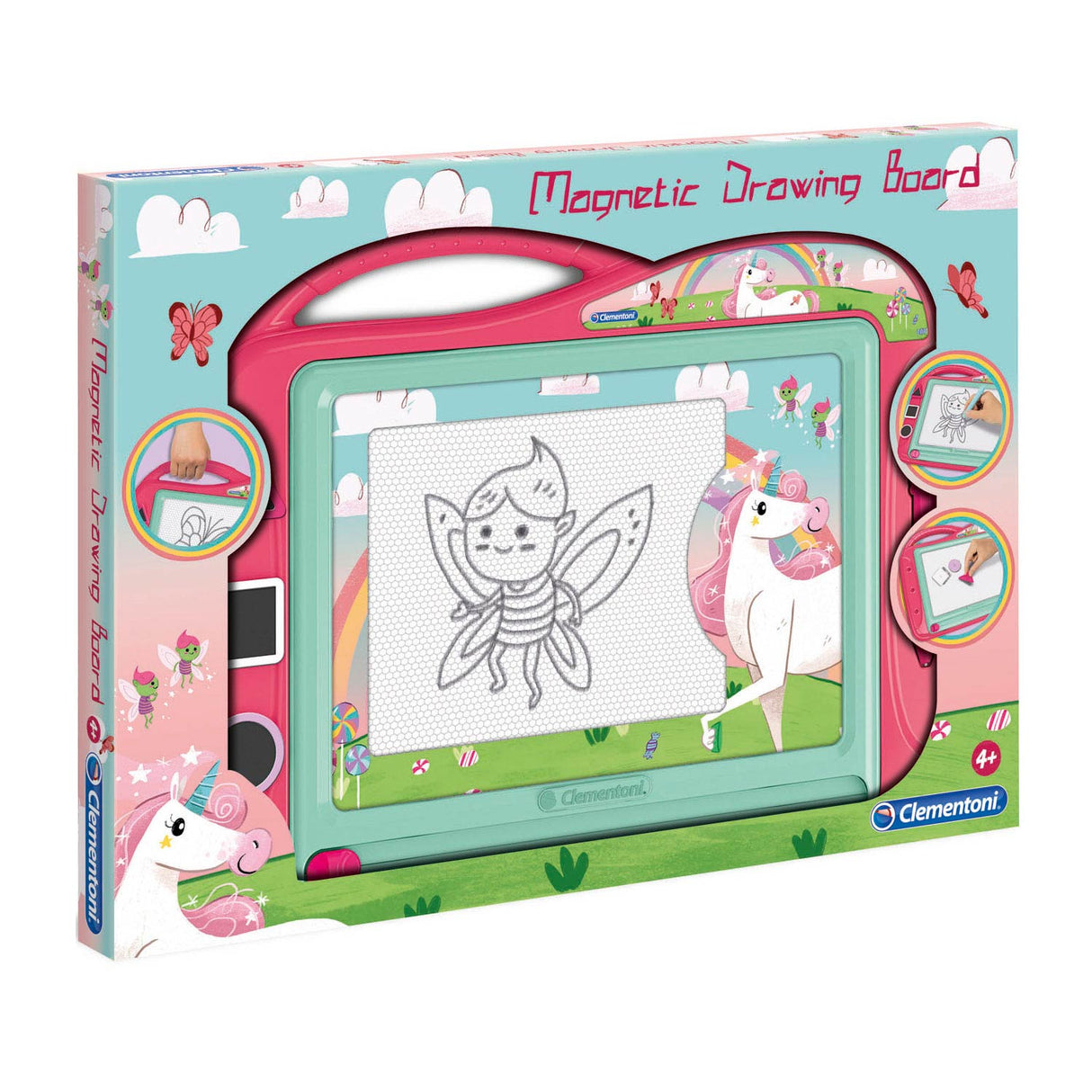 Clementoni Magnetic Draw Draward Unicorn