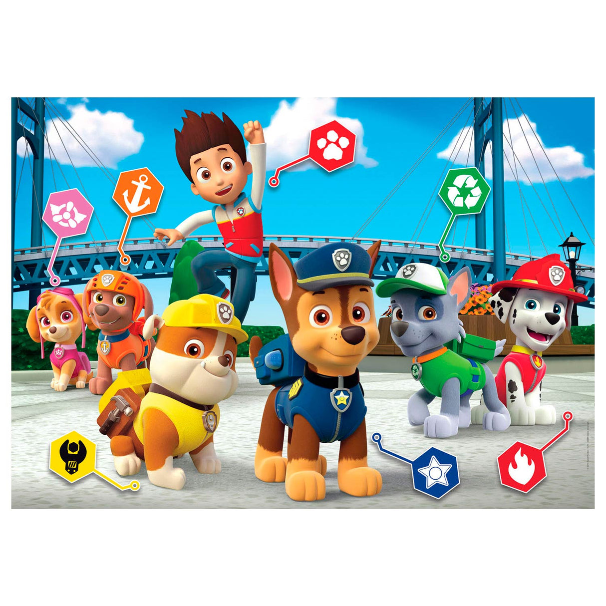 Clementoni Maxi Puzzle Paw Patrol, 24.