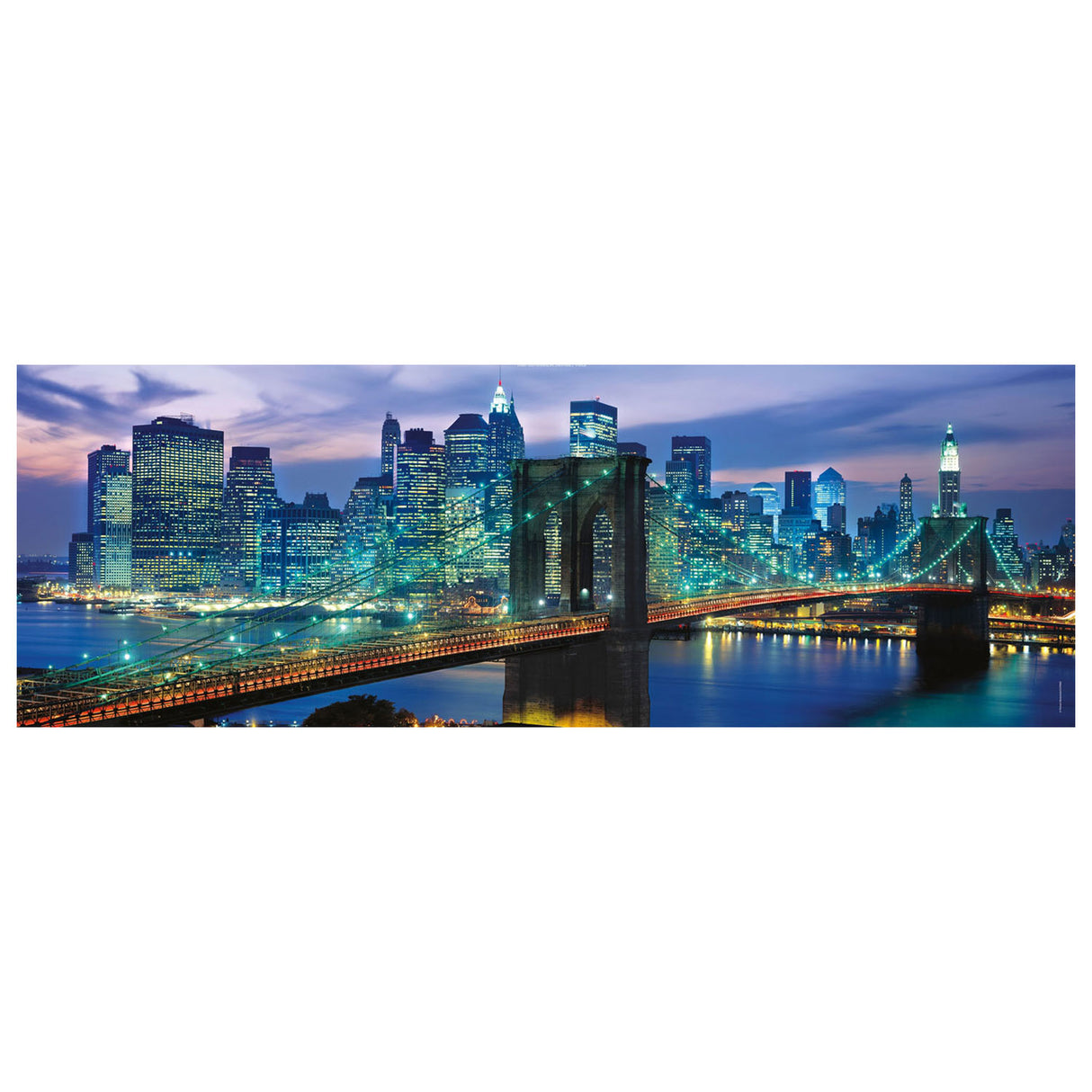 Clementoni Panorama Puzzle York Brooklyn Bridge, 1000st.