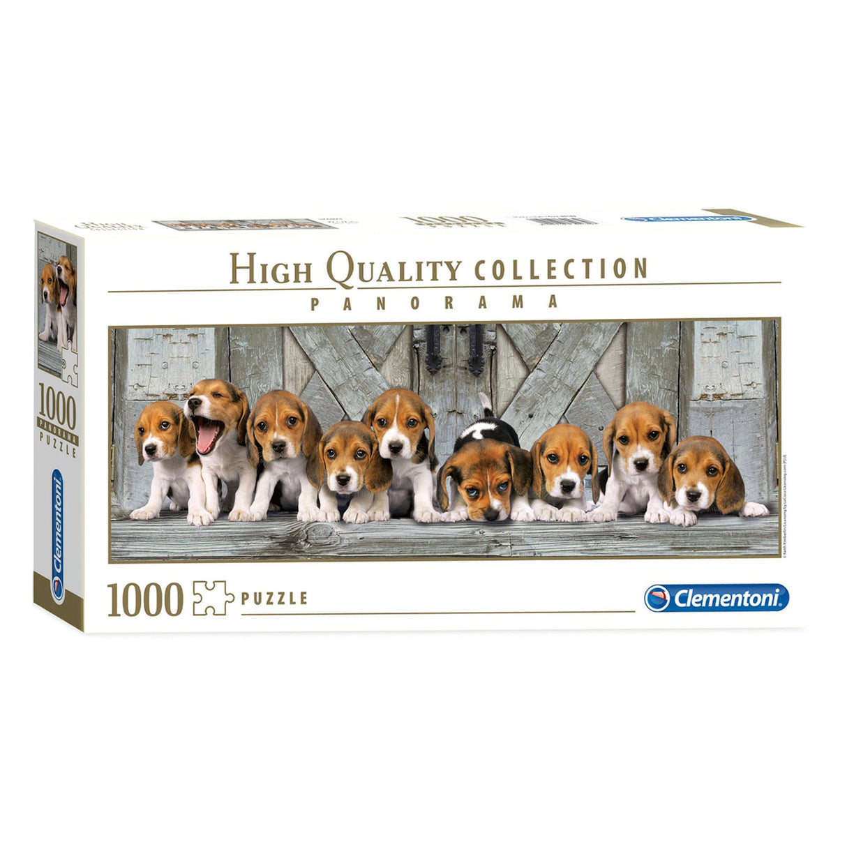 Cleronni Panorama Puzzle Beagles, 1000st.