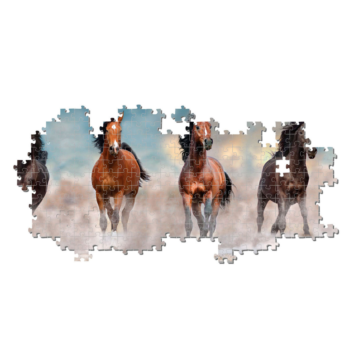 Clementoni Panorama Puzzel Paarden, 1000st.