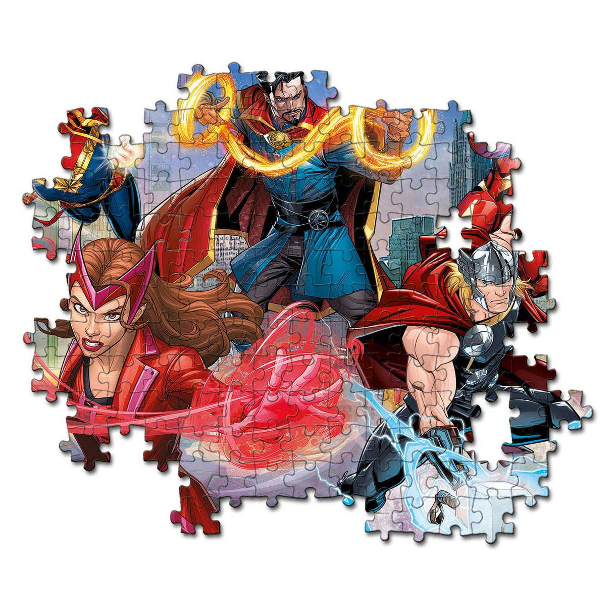 Clementoni glitter puzzel the avengers, 104st.