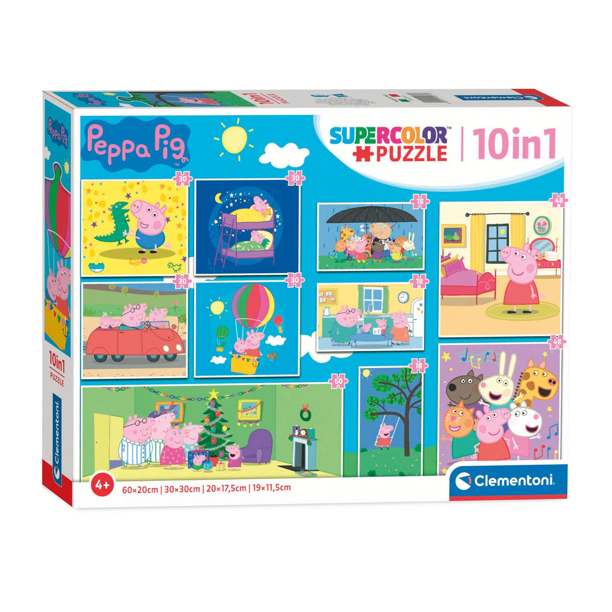 Clementoni Rätsel Peppa Pig, 10in1