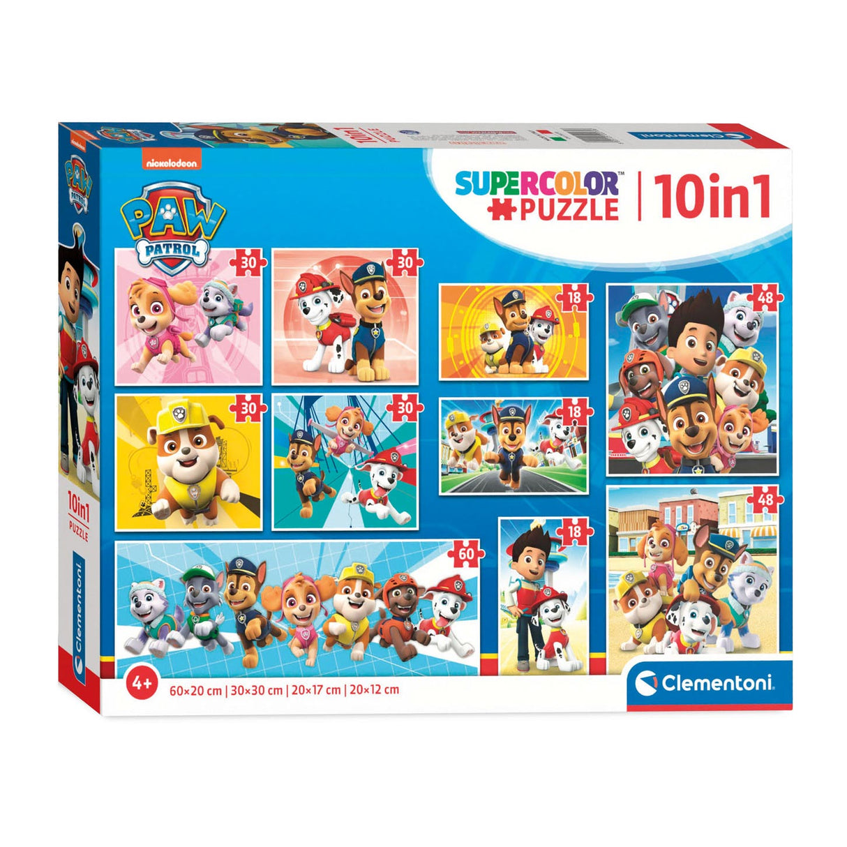 Clementoni hádanky PAW Patrol, 10in1