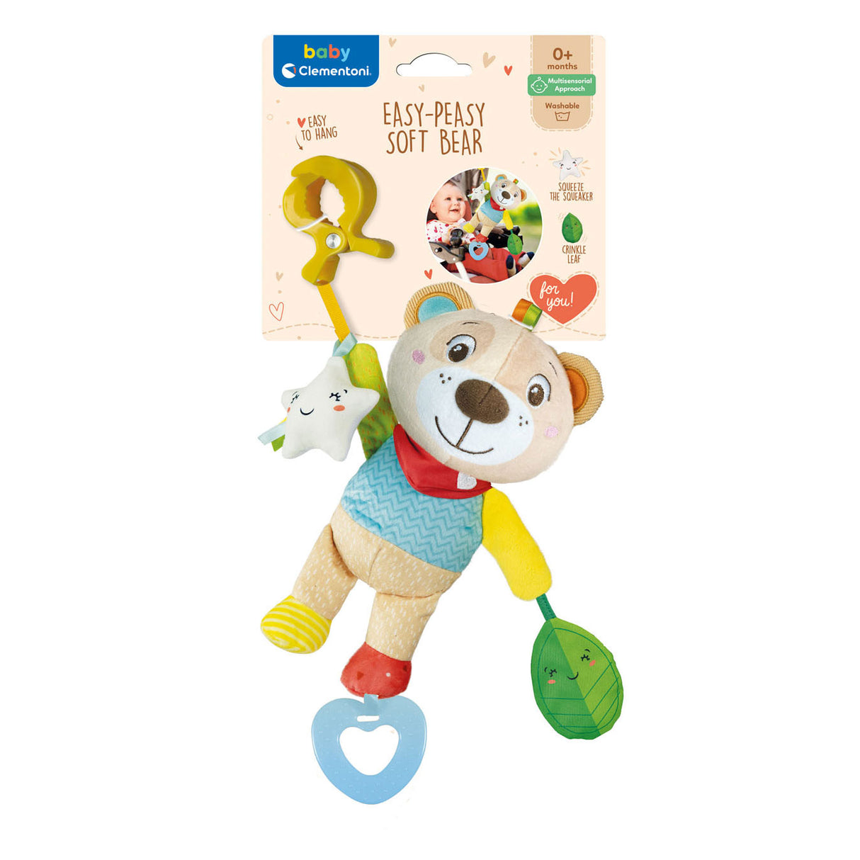 Clementoni Clip Easy Peasy Hug Bear