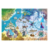 Clementoni World Map Puzzle Frozen, 1000st.