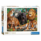 Clementoni Puzzle Wilde Fette, 500st.